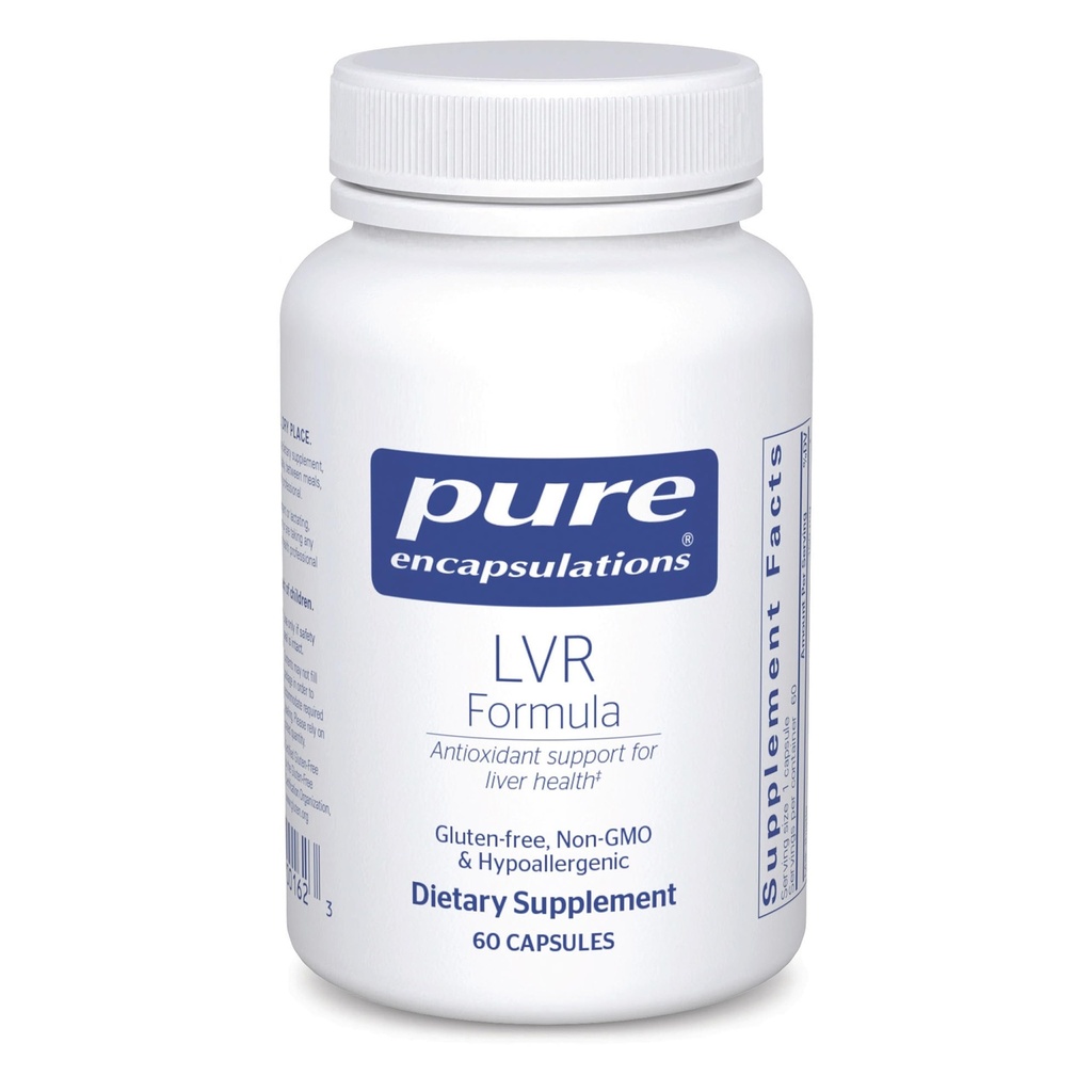 Pure Encapsulations LVR Formula | Hypoallergenic Supplement with Antioxidant Support for Liver Cell Health* | 60 Capsules