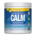 Natural Vitality Calm, Magnesium Supplement, Anti-Stress Drink Mix Powder, Gluten Free, Vegan, & Non-GMO, Sweet Lemon, 8 oz