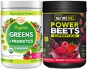 Healthy Delights Bundle Berry Flavor: Nature Fuel Power Beets Powder, Natural Energy & Stamina, 60 Servings (Packaging May Vary) Naturally Boost Energy, USDA Organic, 30 Servings