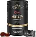 Himalayan Nutritif Shilajit Gummies Or - Ashwagandha, Gokshura - Acid Fulvic - 85+ Trace Minerals - pour les hommes Femmes - Pas de sucre ajouté (Shilajit Gold Gummies)