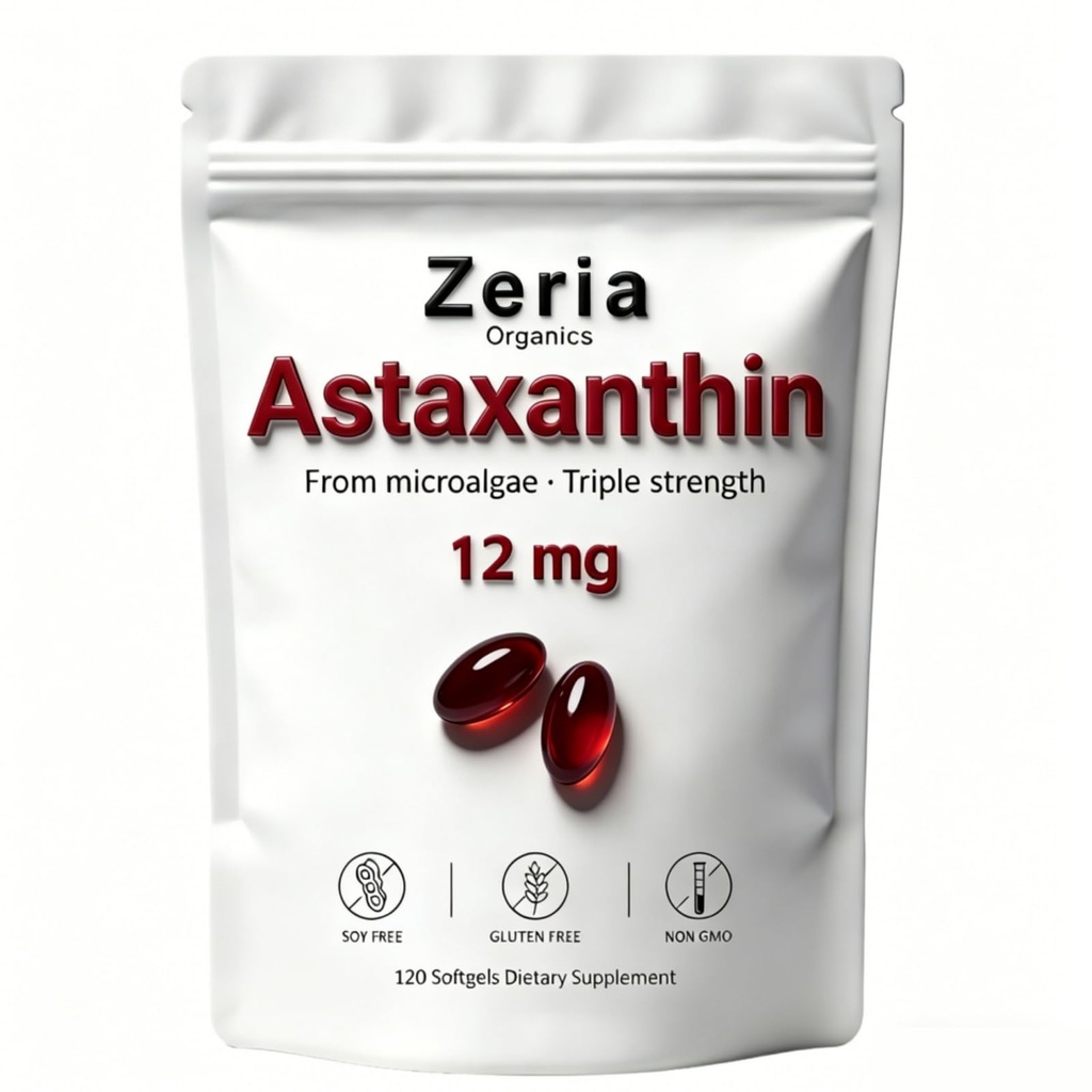 Astaxanthin 12mg - 120 softgels (1PC)