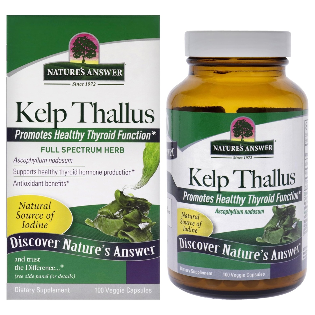 Nature's Answer Kelp Thallus, 100-Count