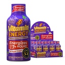Vitamin Energy Immune+ Extra Strength Energy Shot Grape 10 Pack, 260mg Natural Caffeine, B-Vitamins, Citicoline, Green Tea, Immunity & Focus Support, Zero Sugar, Gluten-Free 1.93 fl oz