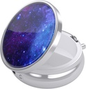 Nipichsha Pill Box, Lille Pill sag for purse & Pocket, Cute Travel Medicine Organizer, Portable Medicine Container Holder til at holde vitaminer, Medicin, Fish Oil & Kosttilskud, Purple Galaxy