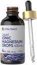 Carlyle Ionic Magnesium Liquid Complex | 400mg | 4 fl oz | Vegetarian Drops | Non-GMO & Gluten Free Supplement | by Vital Trace
