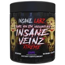 Insane Labz Insane Veinz Xtreme Non Stimulant NO Enhancing Powder, Nitric Oxide Booster, Loaded with L-Citrulline, Agmatine Sulfate and L-Arginine AKG, Increase Vascularity (30, Grape)