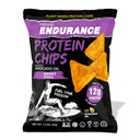 Natural Endurance Protein Chips - Low Carb Chips, 12g of Protein per Bag, Non GMO, Made with Avocado Oil, Vegan, Nut Free, On the Go Snack - Sweet Chili Flavor, 1.38 oz Bags (Pack of 8)