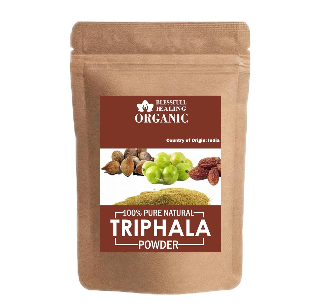 Blessfull Healing Organic 100% Pure Natural Triphala Powder | 200 Gram / 7.05 oz