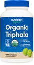 Nutricost Organic Triphala (2,000mg) 120 Capsules - USDA Organic, CCOF Certified, Herbal Supplement, Vegan, GMO-Free, Gluten-Free, 30 Servings