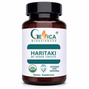 Haritaki – USDA Organic, 1500 mg per Serving, Terminalia Chebula Whole Fruit Powder, No Extract, NPOP & BioAgriCert Certified, 90 Caplets