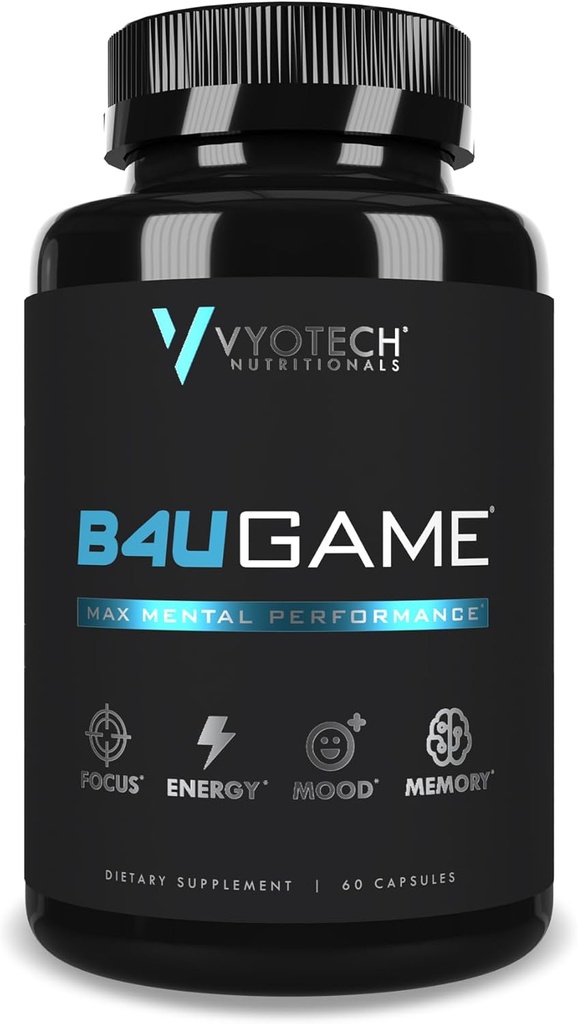 B4UGAME Brain Booster Supplement | Max Mental Performance