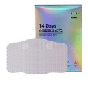 14 Days Spangle Heating Spa Patch Tummy Scrupting Corset Wrap 7Pcs