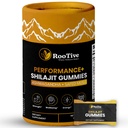 Shilajit Gummies with Ashwagandha, Safed Musli & Gokshura | Shilajit for Men & Women | 75% Fulvic Acid Organic | 85+ Trace Minerals | Supports Energy, Stamina & Vitality | 60 Vegan Gummies