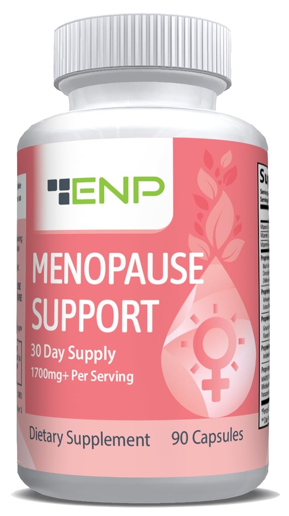 ENP Menopause Support for Women with Black Cohosh, Red Clover and Prebiotic Blend