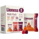 Lioness Variety Pack Gummies – Energy, PickMe Up & Calm, formulated with 6g Prebiotic Fiber, 0g Added Sugar, Vegan & Gluten-Free, 3 Different Functional Formulas, 8 ct