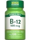 Nature's Truth B12 Vitamin | 500 mcg | 120 Tablets | Vegan, Non-GMO & Gluten Free Supplement