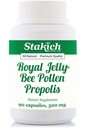 Stakich 500 mg Capsules (Royal Jelly, Bee Pollen, Propolis Capsules 500 mg (90 Count))