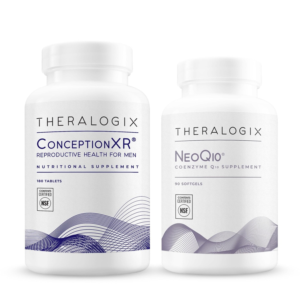 Theralogix ConceptionXR Reproductive Health Formula + NeoQ10 Bundle, 270 Count (Pack of 2)