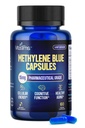 Methylene Blue Capsules 15mg - USP Grade Pharmaceutical Supplement, 99% Pure with Vitamin C Ester - Non-GMO, Vegan Pills for Focus, Memory & Cognitive Energy - 60 Count
