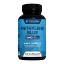 TerraForm Nutrition Methylene Blue Capsules 10mg – USP Pharmaceutical Grade Supplement with Vitamin C, NAC & Beet Root - Easy Alternative to Methylene Blue Drops or Solution - 60 Servings