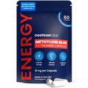 Methylene Blue Capsules – Methylene Blue Pharmaceutical Grade with 200mg L-Theanine – Supplement for Mental Clarity, Focus & Clean Energy | 60 Servings