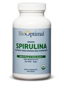 BioOptimal Organic Spirulina Tablets - Organic, Non-GMO, No Additives or Fillers - 500mg Premium Quality Dietary Supplement with Vitamins, Minerals, & Antioxidants (240 Tablets)