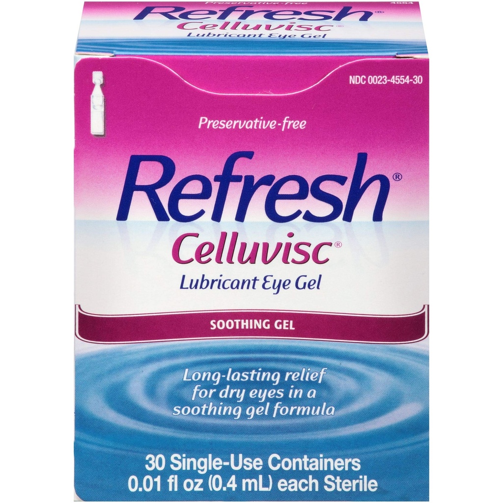 Refresh CELLUVISC Lubricant Eye Gel Single-Use Containers 30 ea (Pack of 6)