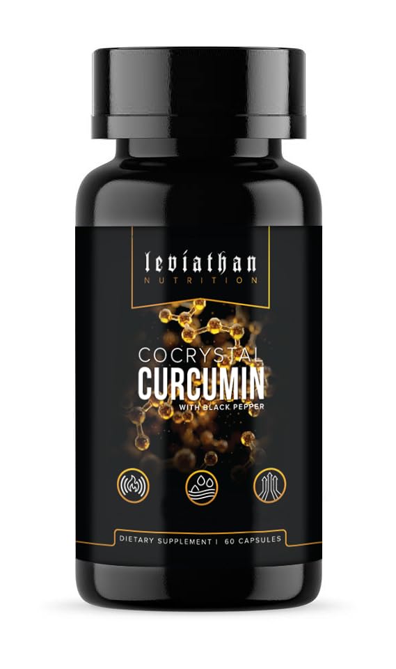 Leviathan Co Crystal Curcumin | Curcumin L-Carnitine CoCrystal 60% Curcuminoids 1200mg