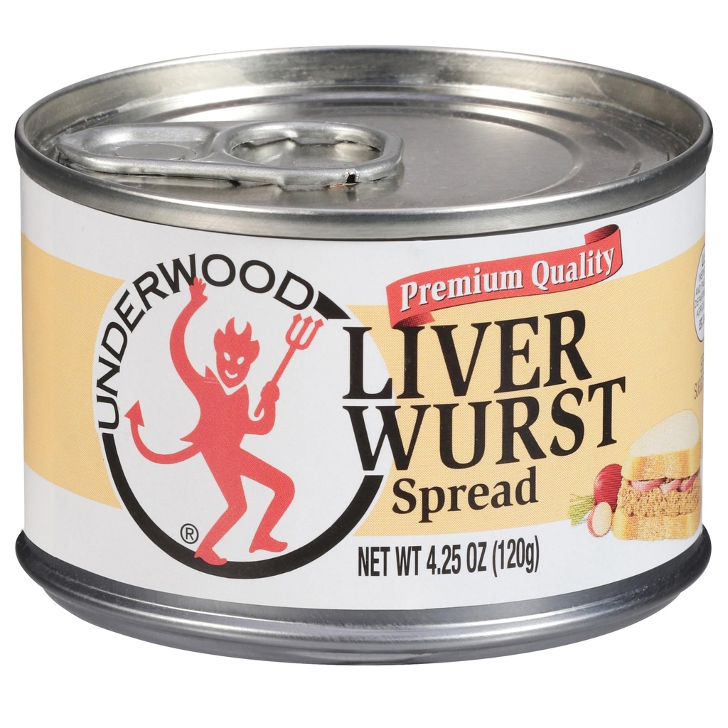 Underwood Liver Wurst Spread, 4.25 Ounce