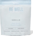 Be well by Kelly Vanilla Plant-Based Protein Powder, Vegan 20G Protein 8G Fiber 0 Net Carb (3 Ingredients, 20 Servings) 9 Amino Acids+3 BCAAs No Soy, No Dairy, Stevia-Free, No Sugar Added 1.68lb 760g