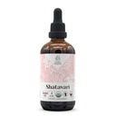 Shatavari USDA Organic Alcohol-Free Extract | Dietary Supplement, High-Potency Tincture | Natural Certified Organic Shatavari (Asparagus racemosus) Dried Root (4 oz)
