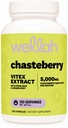 Wellah Chasteberry for Women 120 Capsules for 120 Servings Per Bottle - Vitex Extract with Dong Quai & Ginger Root