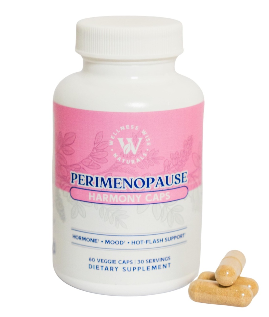 Perimenopause Harmony, Hormone Balance Support Capsules, 60 Count, with Dong Quai, Vitex Berry, Vitamin B6