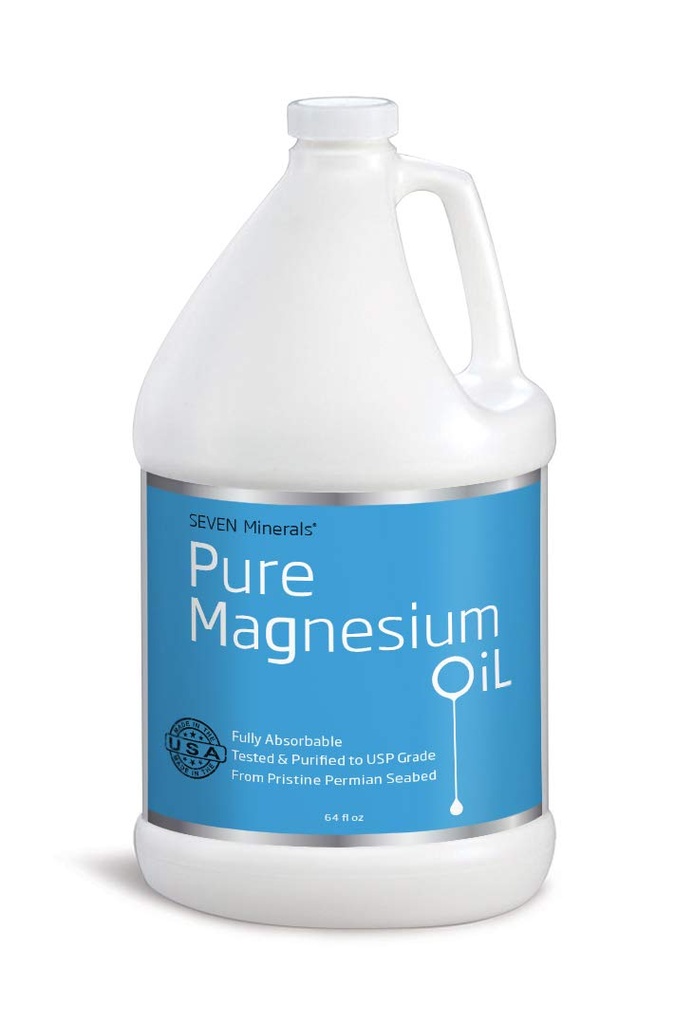 Seven Minerals Pure Magnesium Oil 64 oz