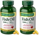 Nature's Bounty Fish Oil Omega 3 Supplements - Supports Heart Health, 1200 Mg Fish Oil, Omega-3, 200 Softgels (Pack of 2)
