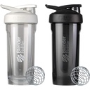 BlenderBottle 28-Ounce Strada Shaker Cups, White and Black