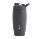 Form Insulated Stainless Steel Protein Shaker Bottle - 550ml, Leak-Proof Protein Shaker Stainless Steel with Snap-Fit Agitator - Keeps Drinks Cold for 12 Hours!