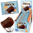 Fitness SHOCK Coconut Protein Brownie - No Added Sugar, 7.5g Protein, Low Carb Guilt-Free Dessert - 0g Added Sugar, 10g Net Carbs, 5g Fiber, Non-GMO, Almond Flour - 10 x 50g