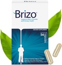Brizo Prostate salute integratori per gli uomini - Capsule a base di erbe per la salute urinaria degli uomini - Ridurre l'urinazione frequente - 1 mese di fornitura