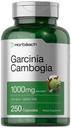 Horbaach Garcinia Cambogia Extract Pills | 250 Capsules | Herbal Extract Supplement | Non-GMO, Gluten Free