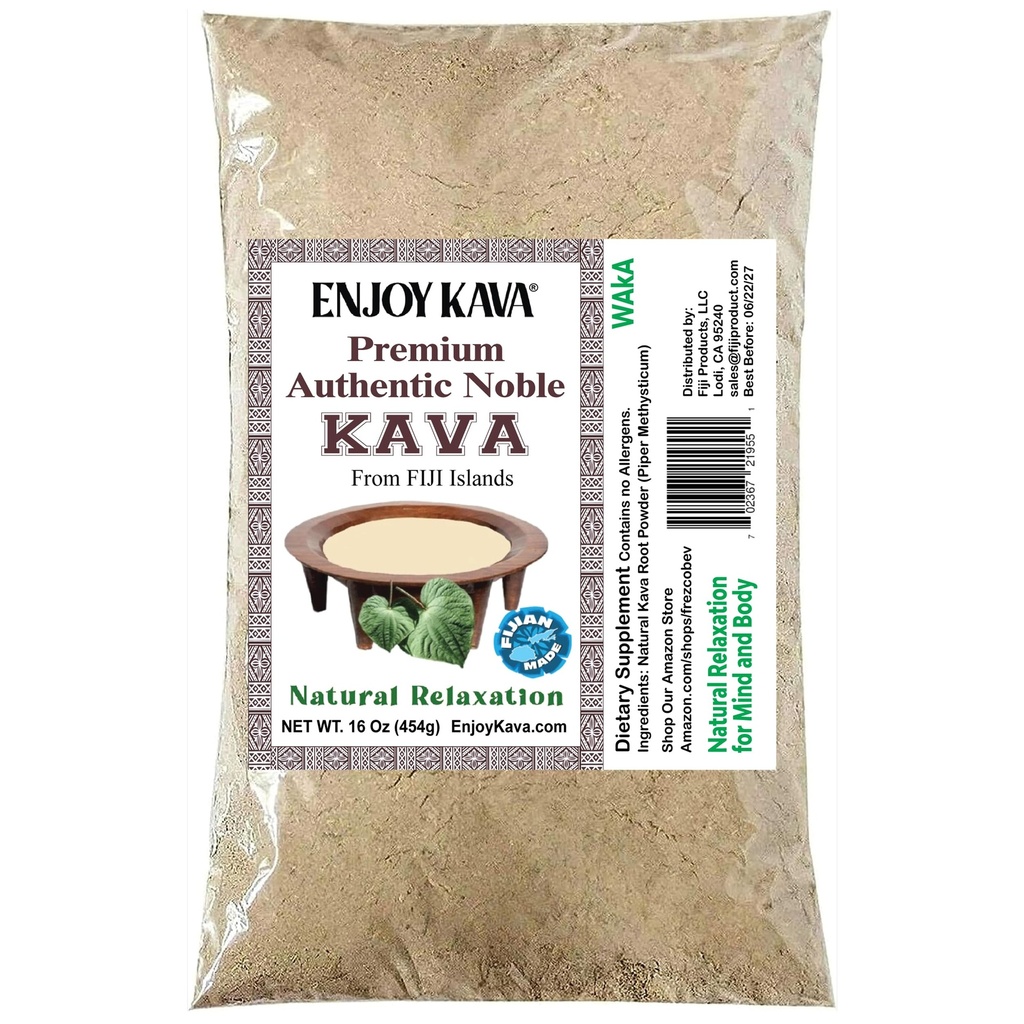1 LB/16 Oz Bag - Premium Noble KAVA, Drink Powder Good for Relaxing from Fiji