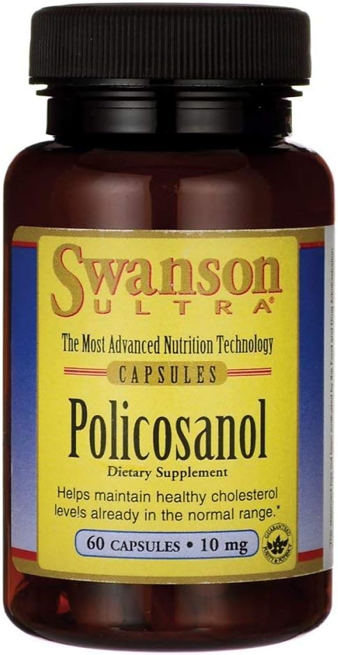 Swanson Policosanol 10 Milligrams 60 kapsuly