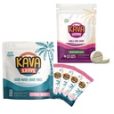 Citrus Berry Kava Drink Mix 15 Pack & Passion Orange Guava Kava Candy 30 Pack – Alcohol Alternative with Buzz, Mood Support, Stress Relief Calming Bites Without Alcohol - Calming Drink Mix Alternative