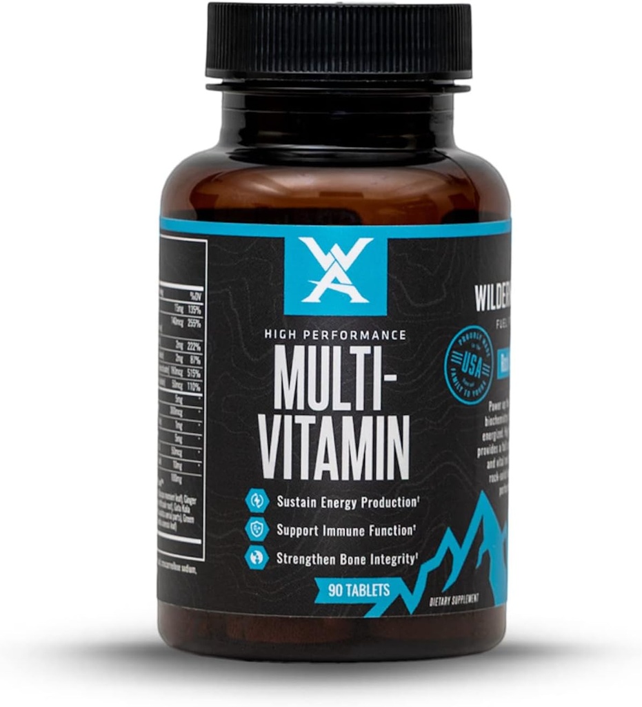 Wilderness Athlete - High Performance Multi Vitamin | Daily Multivitamin for Men & Women - Adult Vitamins Supplement with Chromium and Vanadium - Men's & Women's Multivitamin