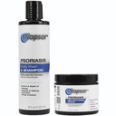 Psoriasis Control Solution: Ointment and Body Wash/Shampoo for Scalp and Skin - Coal Tar Calms Skin While Softening Scales and Plaques - Salicylic Acid Exfoliates - 2 Step Treatment