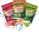 Equació de FocusFuel Chews  Bernd Trial Turey Variety Pack (9 Servings)  100mg Caffeine + GPC + L-Theanine + B12, Magnesium each, Apple Green, Strawbery Flavors K o Jitters