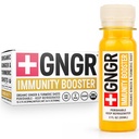 +GNGR Immunity Booster Organic Ginger and Turmeric Shot - Cold Pressed Ginger Shots with Turmeric, Cayenne Pepper, Orange, Lemon for All Natural Immune & Digestive Support 2 fl oz (12 Pack)