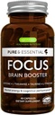 Igennus Focus - Nootropinis su 200 mg natūralus kofeinas, Metilintas B vitaminai, L- Theanine, Taurinas, L- Tirozinas, Švari energija, smegenų Booster & Cognitive Performance, Non Jittery, 60 kapsulės