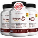 Boost Up Max Male Health Supplement with Calcium, Zinc & Proprietary Blend for Vitality & Strength, 180 Capsules
