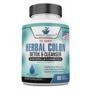 American Standard Supplements Colon Cleanse - 60 Veggie Capsules, 30 Servings – Herbal Blend with Psyllium Husk, Senna Leaves, Aloe Vera, Ginger, Cascara Sagrada & More